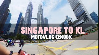 Ultimate Freedom on Motorcycle from Singapore to KL CB400x