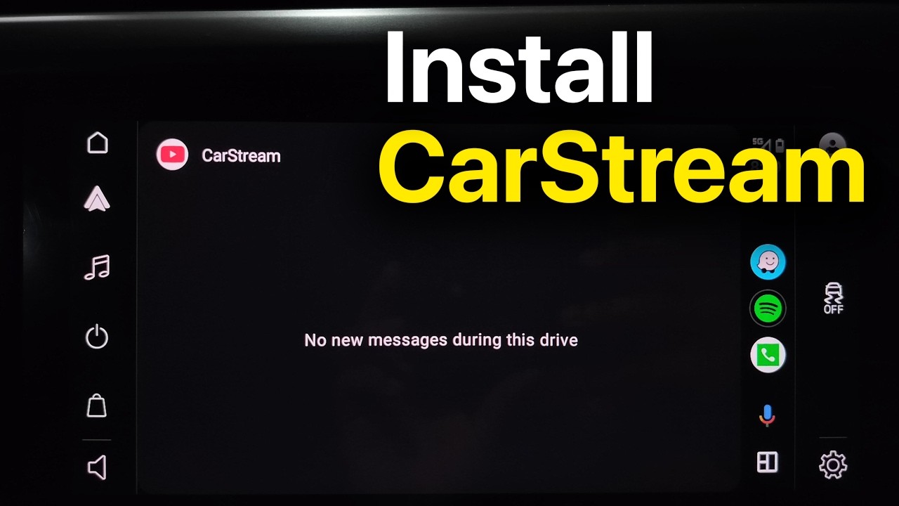 How To Install CarStream On Android Auto (Watch YouTube)