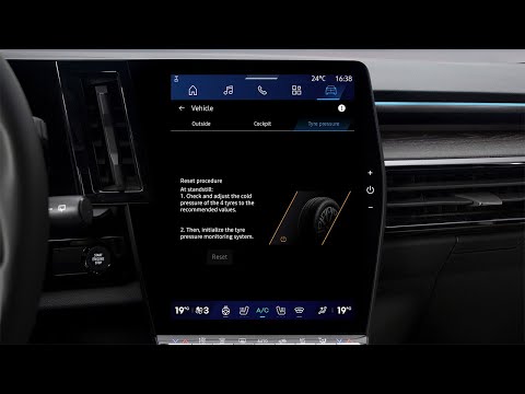sistema de alerta de perda de pressão dos pneus - Espace full hybrid E-Tech - Renault