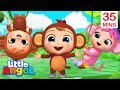 Cheeky Monkeys Song More Little Angel Kids Songs Nursery Rhymes