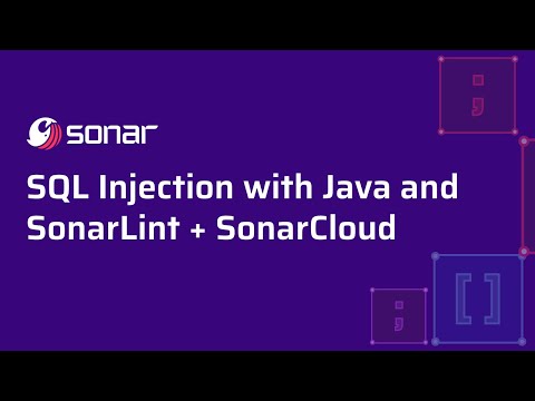 SQL Injection with Java — SonarQube for IDE + SonarQube Cloud