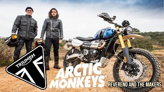 Riding a Triumph Scrambler 1200 off road with Arctic Monkeys/Reverend and the Makers