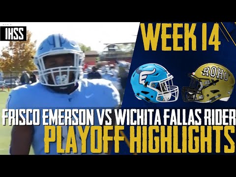 Frisco Emerson vs Wichita Fallas Rider - 2023 Week 14 Football Highlights