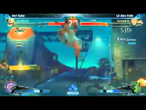 EVO 2012 Quarter Finals - Sako vs LU Alex Valle