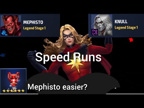 Mephisto & Knull - Difficulty comparison...moonstone testing