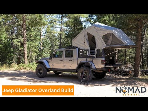 Jeep Gladiator Overland Build w/ Skinny Guy Camper. Our Best Yet?