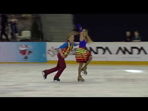 2017 Santa Claus Cup : Angelina ZIMINA-Andrei PILIN(RUS)--ID ADVANCED NOVICE FREE DANCE