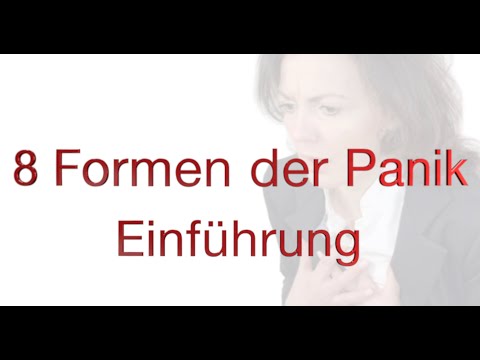 Not all panic is the same - Eight forms of panic attacks Introduction