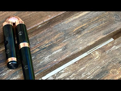 Test low A flute with curved head joint made by Gilles Lehart