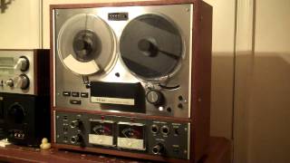 Video thumbnail for TEAC A-4010S Reel to Reel Tape Deck/Recorder serviced and working, New Belts. ZCUCKOO by ZCuckoo TimR