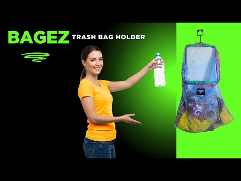 agEZ Trash Bag Holder: Simplify Waste Disposal for Camping, Home & Beyond!