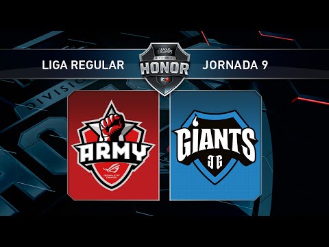 Asus Rog Army vs Giants Only The Brave - #LoLHonor9 - Mapa 1 - Jornada 9 - T11