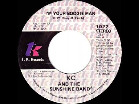 1977 HITS ARCHIVE: I'm Your Boogie Man - KC & The Sunshine Band (a #1 record--stereo 45)