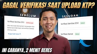 Download lagu Cara Memperbaiki Verifikasi Gagal Saat Verifikasi Identitas (IDV) Di Google Adsense Sampai Selesai mp3