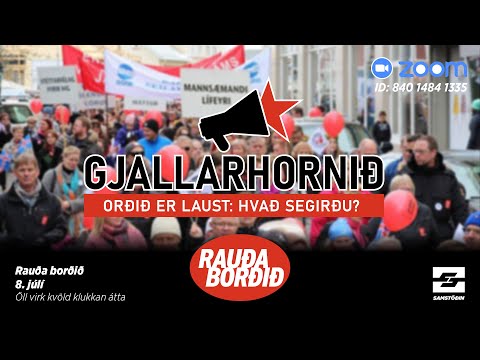 Rauða borðið: Gjallarhornið – opinn fundur