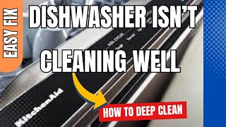 ✨ Kitchenaid Dishwasher Doesn’t Clean Well - Easy DIY Fix ✨