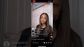Skai Jackson ig live