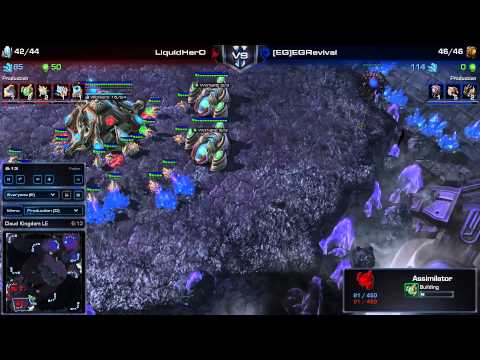 Starcraft 2 HotS Cast #1: Hero Vs. Revival {GrandMaster} (PvZ) [German/1080p]
