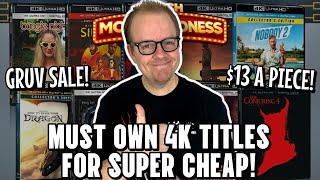 Must OWN 4K Titles For SUPER Cheap! | Gruv MARCH Madness Sale Recommendations!