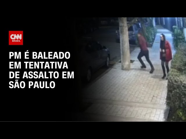 PM é baleado em tentativa de assalto na zona Oeste de São Paulo | LIVE CNN