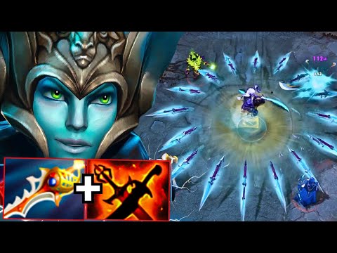 30Kills Divine Rapier + Sange & Yasha Phantom Assassin🔥 One Shot Crit Rampage Dota 2
