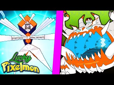 Minecraft Lucky Pixelmon - GUZZLORD SHINY vs KARTANA SHINY ! O MAIOR POKÉMON DO MUNDO vs O MENOR !!