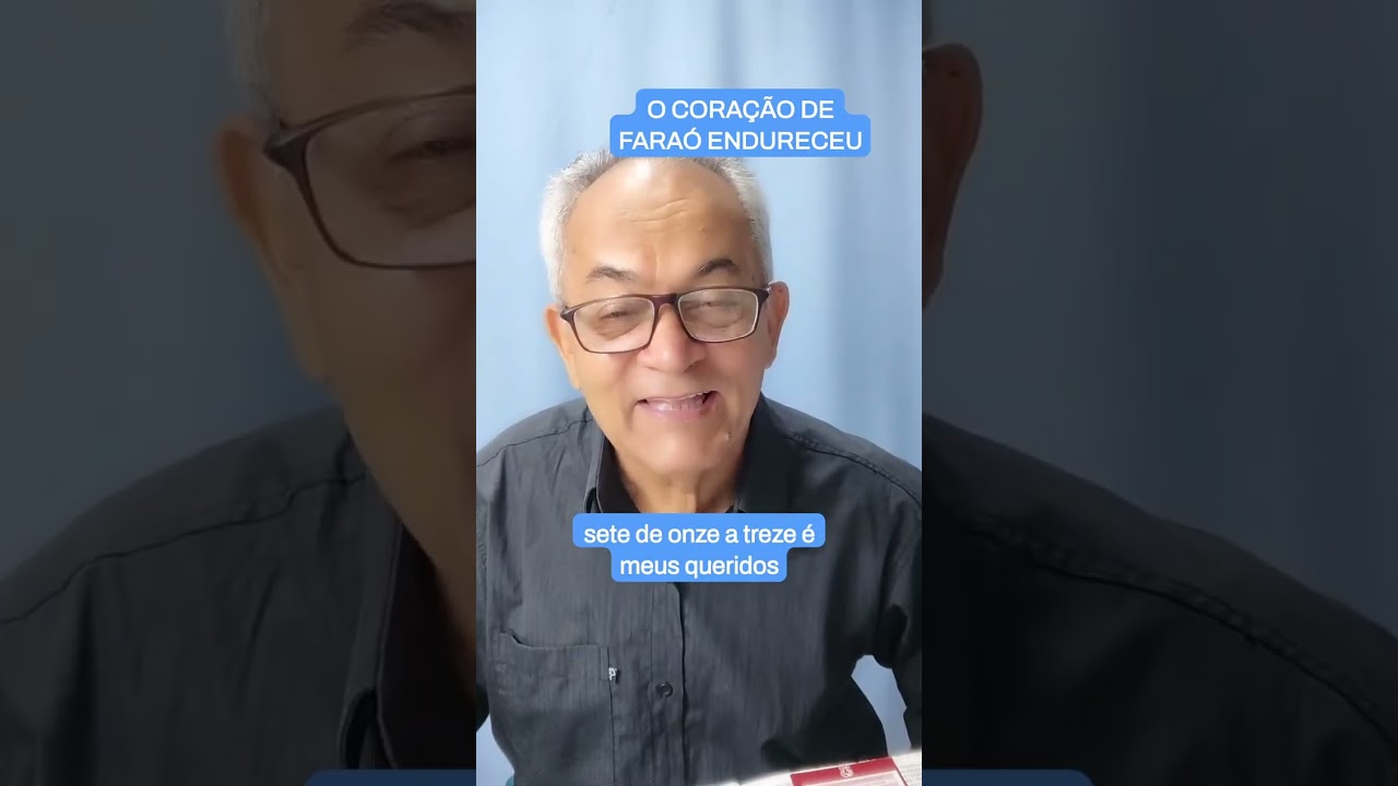 O CORAÇÃO DE FARAÓ ENDURECEU