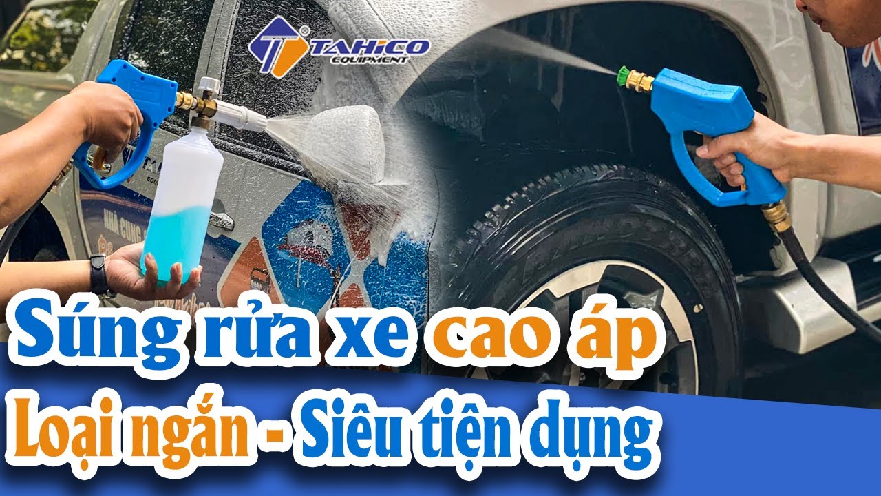Súng phun rửa xe cao áp loại ngắn 29