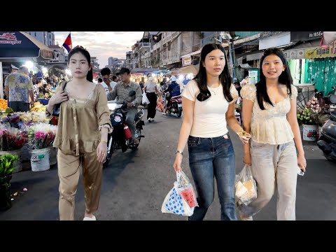 Popular! Cambodian Street Food - Evening Walking Tour in Toul Tom Pong Market, Phnom Penh City 2026