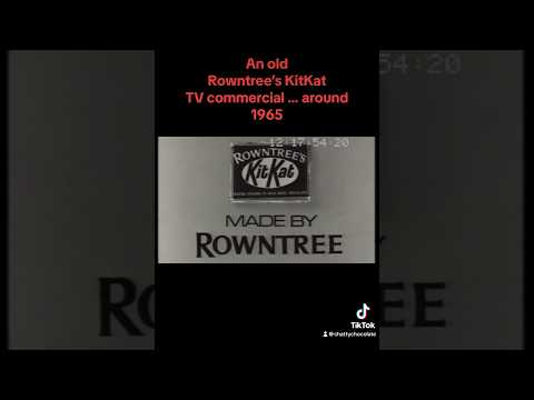An old Rowntree’s KitKat TV commercial, around 1965. #chocolate #kitkat #history #snickers