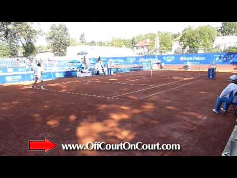 Mate Delic vs Oleksandr Nedovyesov PEKAO OPEN ATP Challenger Szczecin Poland 2013