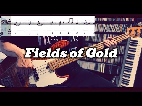 Thumbnail for Sting - Fields of Gold (Bass Cover) BASS TAB in Video by Sting