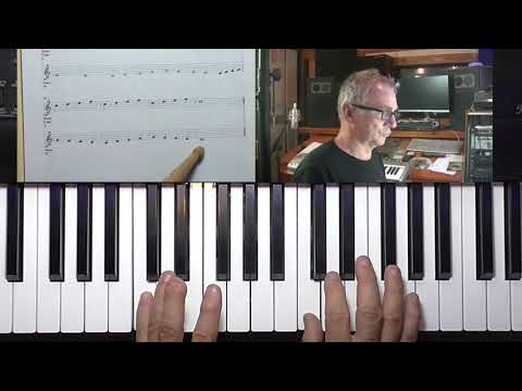 Lezioni di pianoforte - 4 - Sincronizzazione delle mani - esercizi. 7 e 8