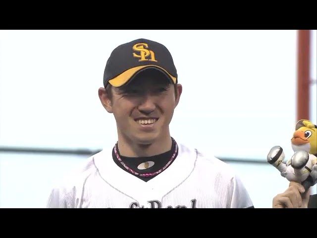 ホークス・攝津正投手・内川聖一選手ヒーローインタビュー 4月21日 福岡ソフトバンクホークス 対 東北楽天ゴールデンイーグルス