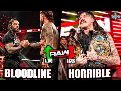 ROMAN REGRESA y REFORMA BLOODLINE! 😐 DOMINIK ENTIERRA a RUSEV 😂 - ALTOS y BAJOS RAW