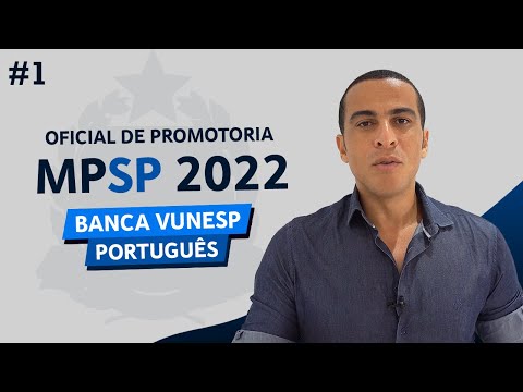 PORTUGUÊS - MPSP 2022 - Oficial de Promotoria (Vunesp)