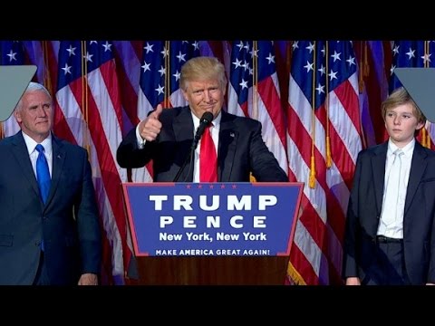 Donald Trump's entire election victory speech
