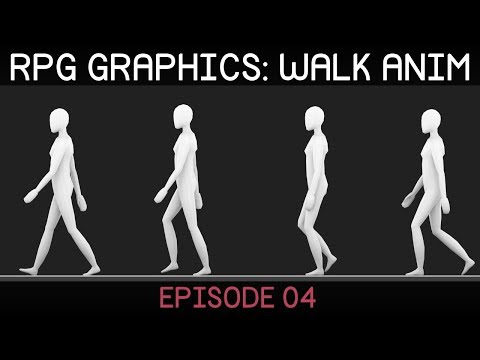 RPG graphics walk cycle animation using Blender by Sebastian Lague | 3D Animation RPG graphics walk cycle animation using Blender by Sebastian Lague | 3D Animation