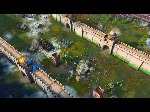 Age of Empires 4 - 3v3 EPIC PUSH BACK TO ENEMY BASE | Multiplayer Gameplay