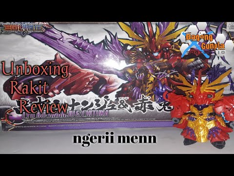 Unboxing,Build&Review SD Gundam Lyu bu Indonesia