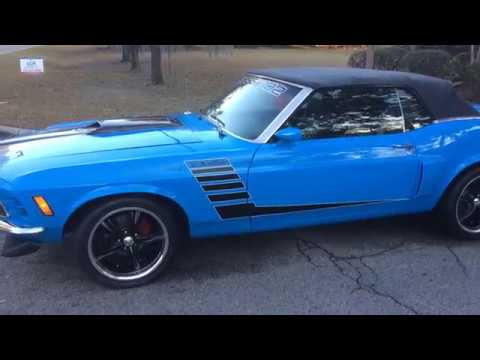 1970 Boss Mustang Convertible Test Drive