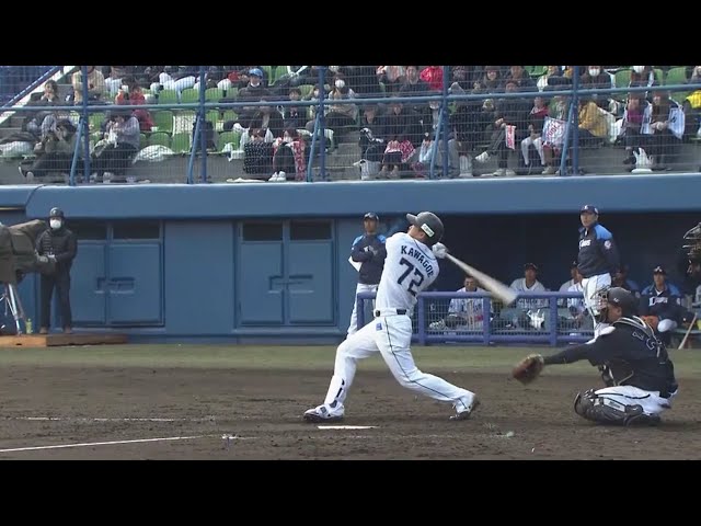 【練習試合】開幕一軍へ大きなアピール!! ライオンズ・川越の勝ち越し2ランホームラン‼ 2020/2/22 L-M