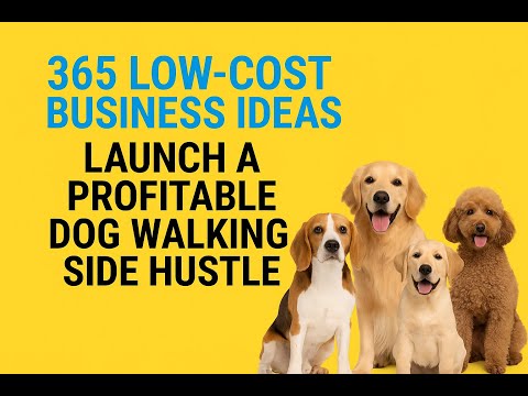 Start a Dog Walking Business: Start This for Under £300 - low-cost business idea