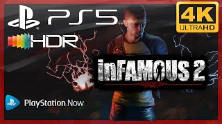 [4K/HDR] inFAMOUS 2 / Playstation 5 Gameplay (via PS Now)