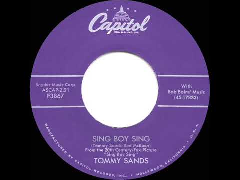 1958 HITS ARCHIVE: Sing Boy Sing - Tommy Sands