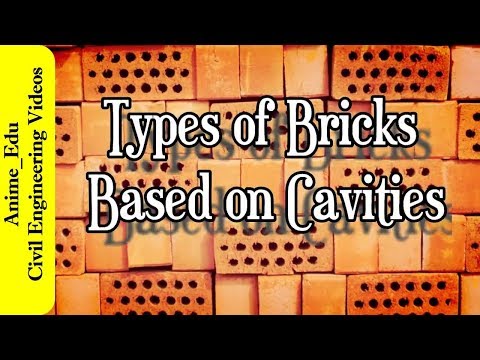 Types and classification of bricks
