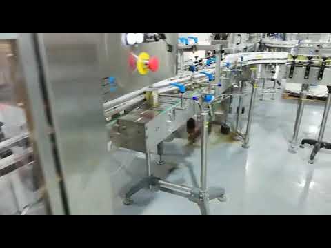 Canning line with a Linear Electronic Filler GI-4-XP 6.500 c/h - linea lattine 6.500 c/h