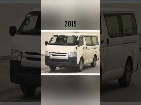 Evolution of Toyota hiace (1998 - 2022)