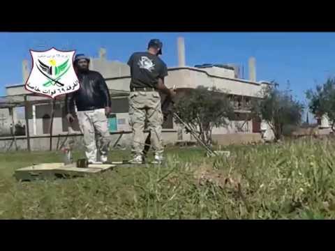 استهداف مقرات النظام في قرية جدية في ريف درعا بقذائف الهاون من قبل لواء المرابطين