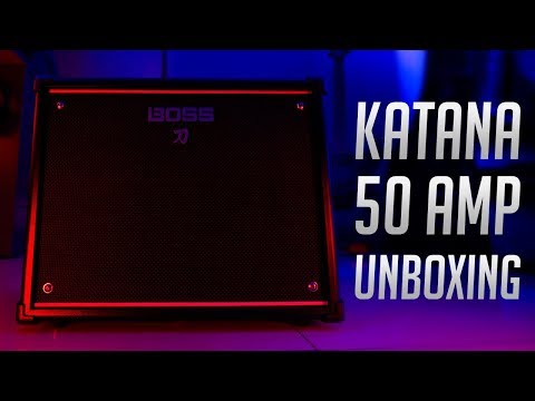 BOSS KATANA-50 AMP Unboxing